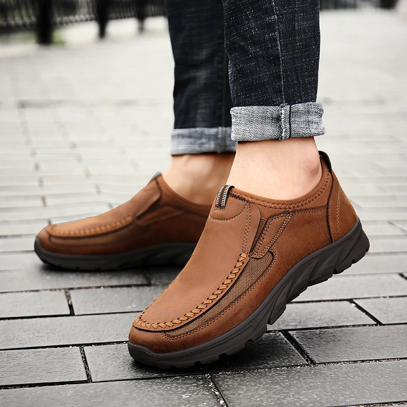 Men’s Classic Slip-On Leather Loafers