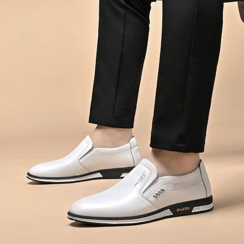 Classic Slip-On Leather Loafers