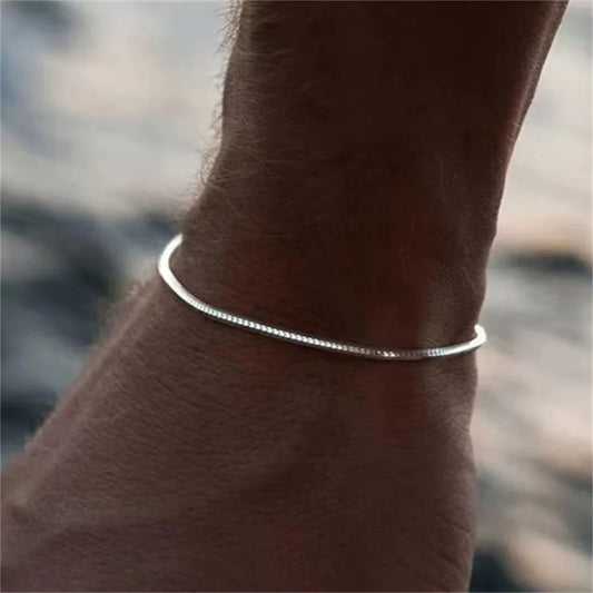 Minimalist Silver Bracelet