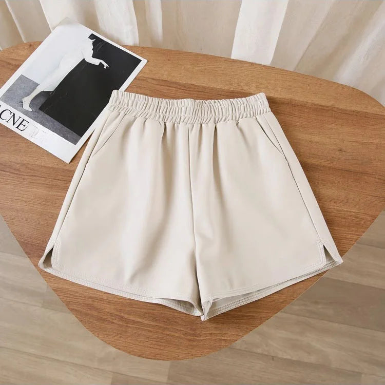 High-Waist Straight Trousers