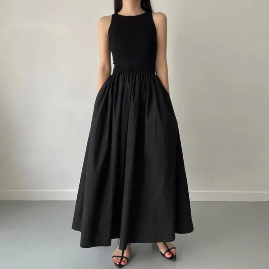 Elegant Sleeveless Maxi Dress