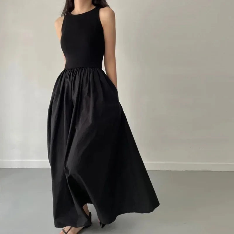 Elegant Sleeveless Maxi Dress