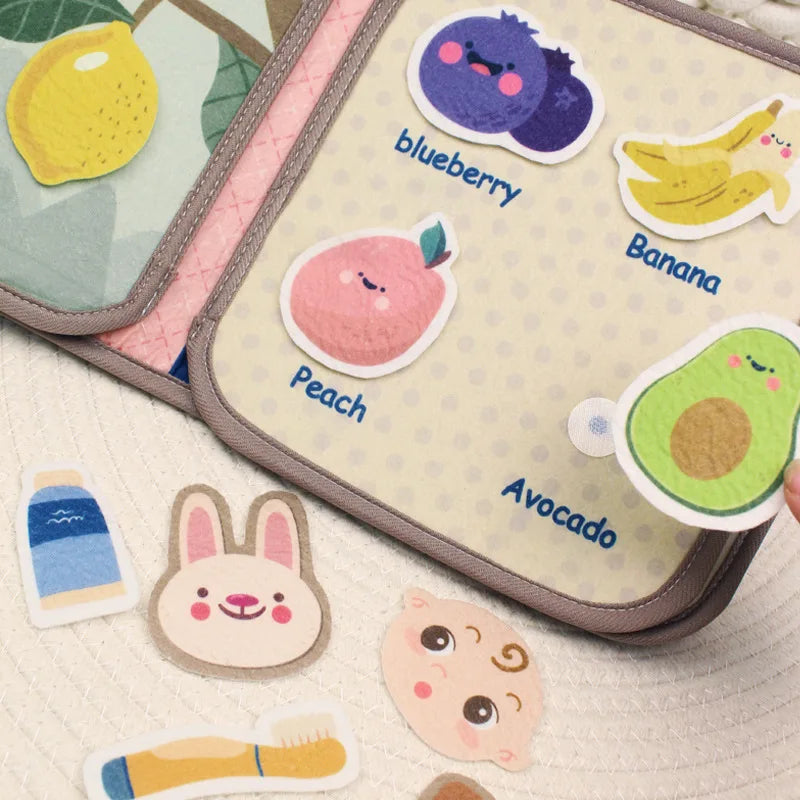 Interactive Fabric Busy Book
