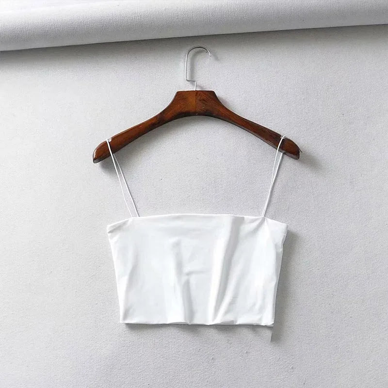 Women’s Basic Strap Crop Top