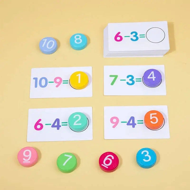 Magnetic Math Operation Card Set