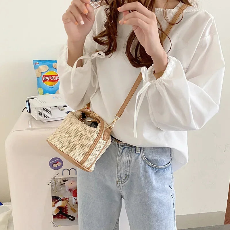 Vintage Woven Handbag