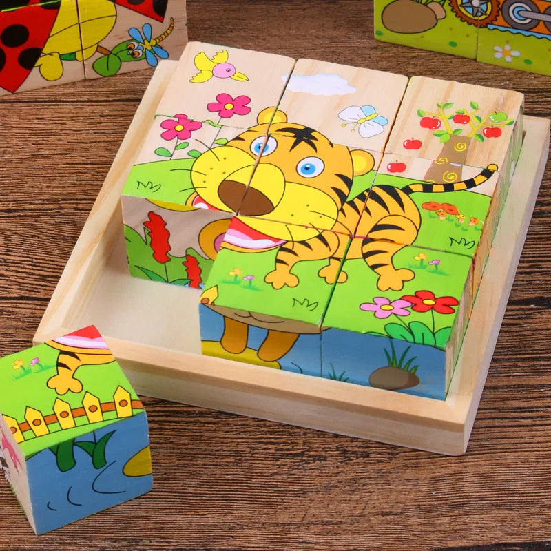 Wooden Puzzle Tray
