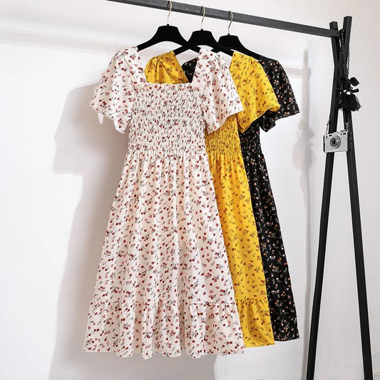 Floral Lace Midi Dress