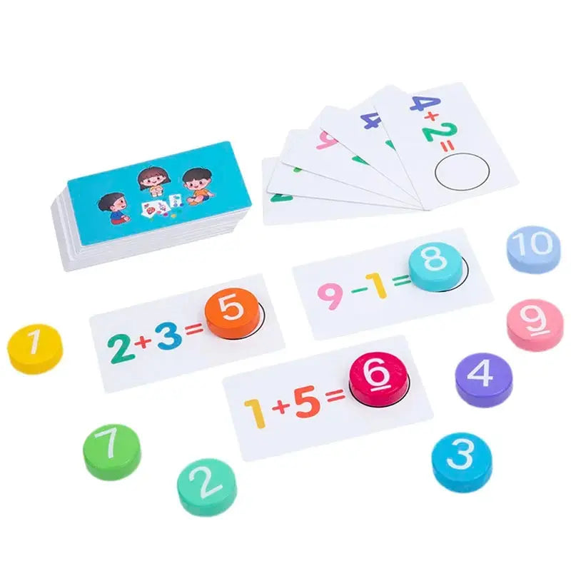 Magnetic Math Operation Card Set