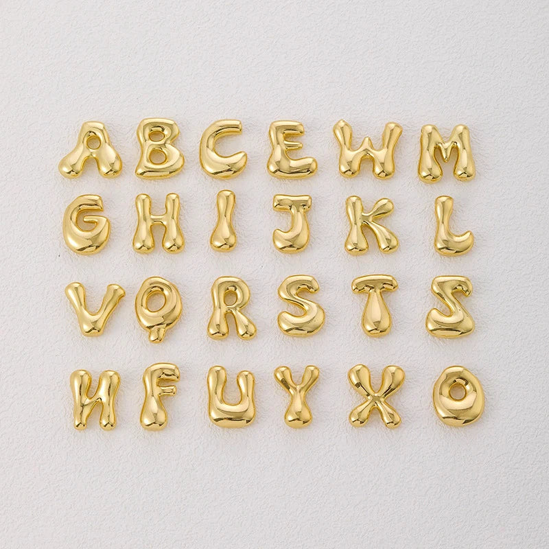 Gold Letter Pendant Necklace