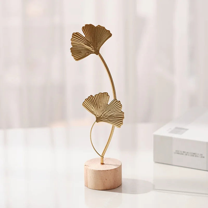 Golden Leaf Decorative Ornament