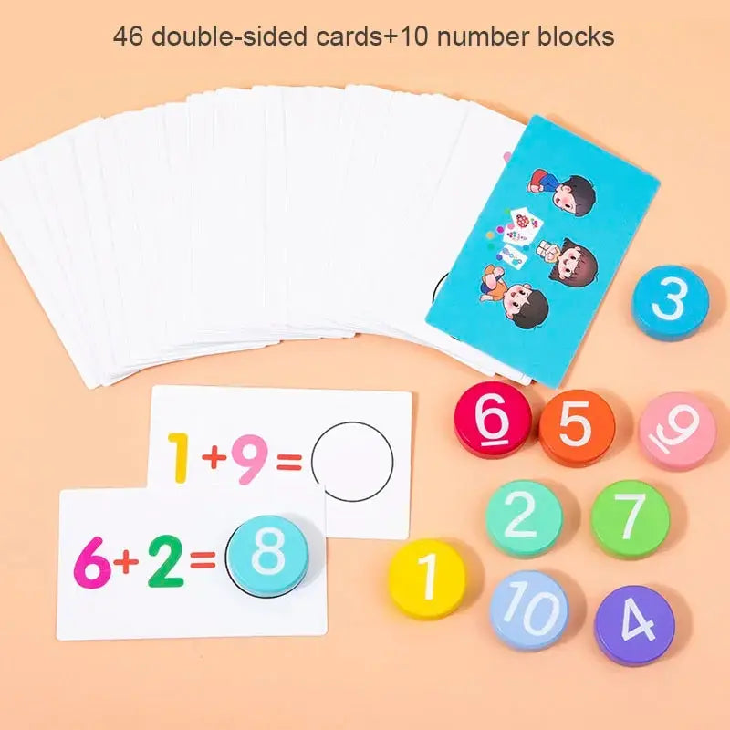 Magnetic Math Operation Card Set