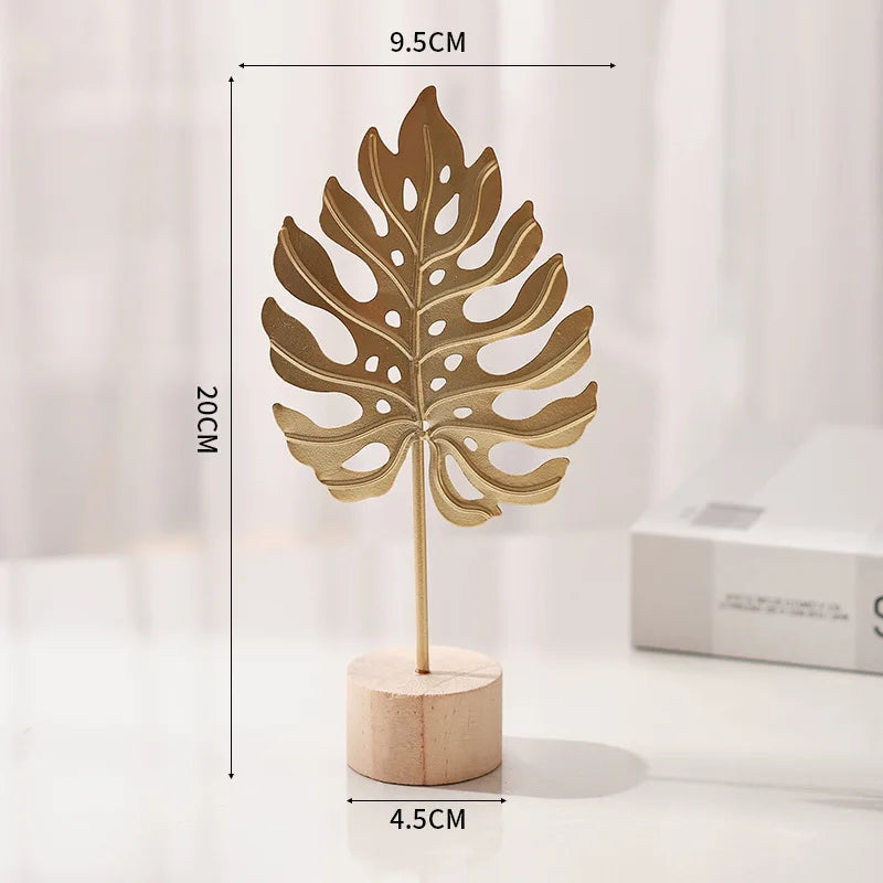 Golden Leaf Decorative Ornament