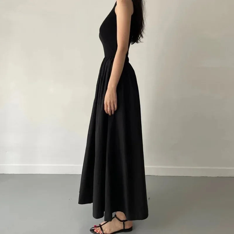 Elegant Sleeveless Maxi Dress