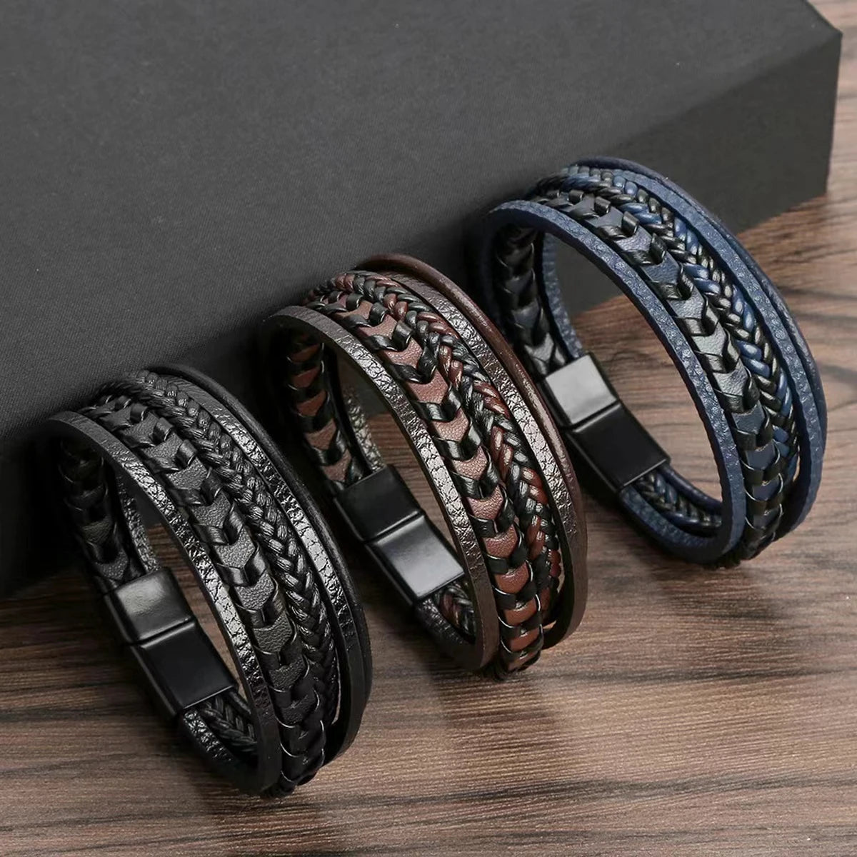 Fusion Leather Braid Bracelet