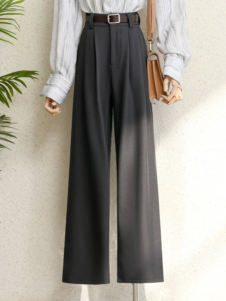 Elegant High-Waist Wide Leg Pants