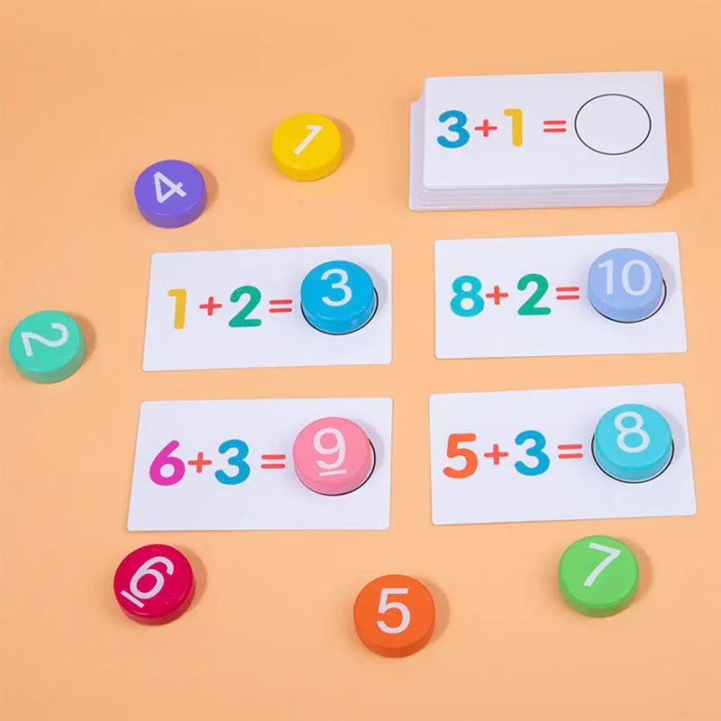 Magnetic Math Operation Card Set