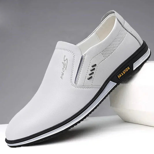 Classic Slip-On Leather Loafers