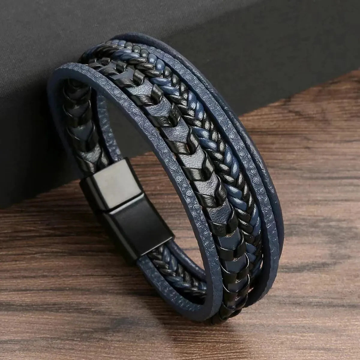 Fusion Leather Braid Bracelet