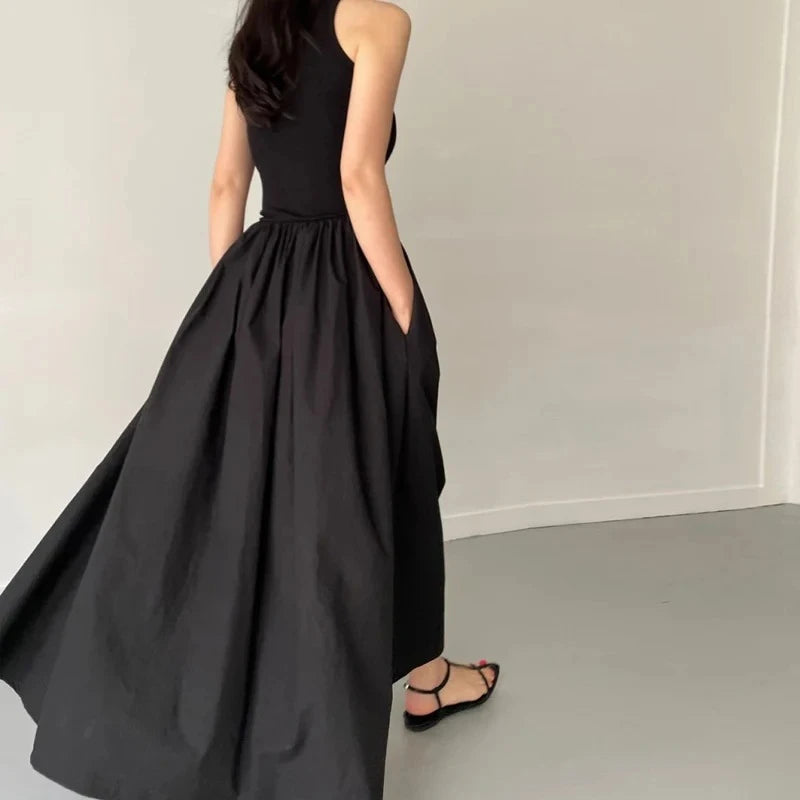 Elegant Sleeveless Maxi Dress