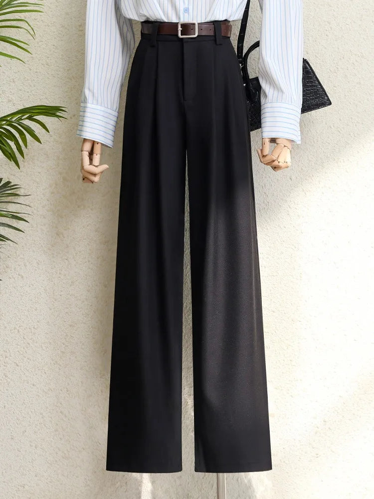 Elegant High-Waist Wide Leg Pants
