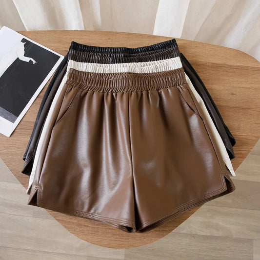 High-Waist Straight Trousers
