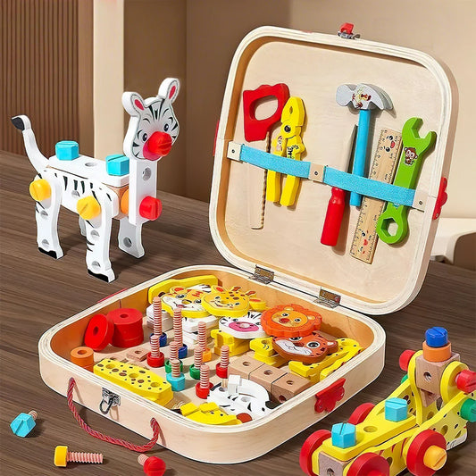 Colorful Wooden Tool Box
