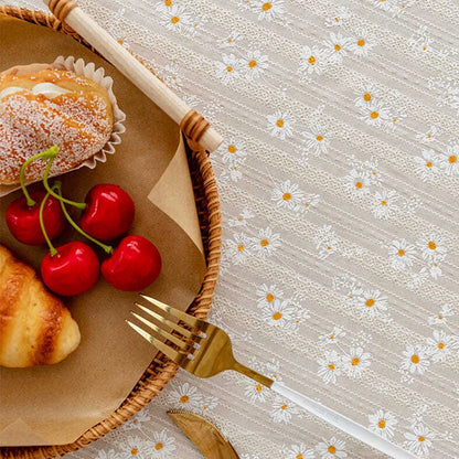 Daisy Pattern Tablecloth