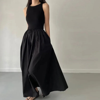Elegant Sleeveless Maxi Dress
