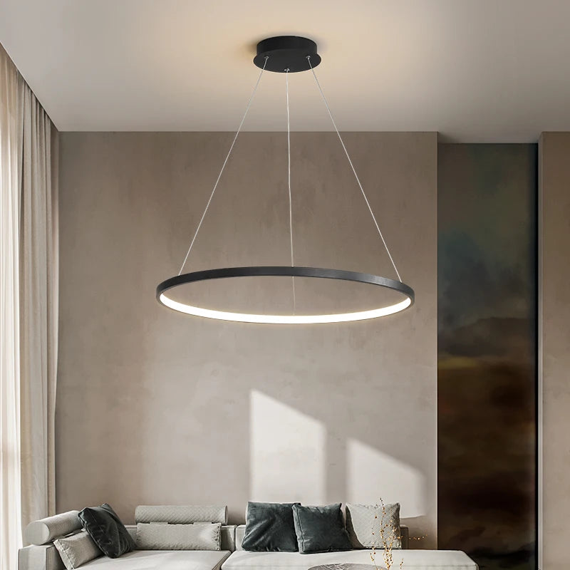 LED Ring Pendant Light