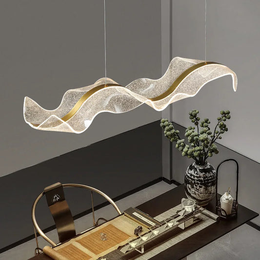 Modern Wave LED Pendant Light