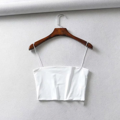 Women’s Basic Strap Crop Top