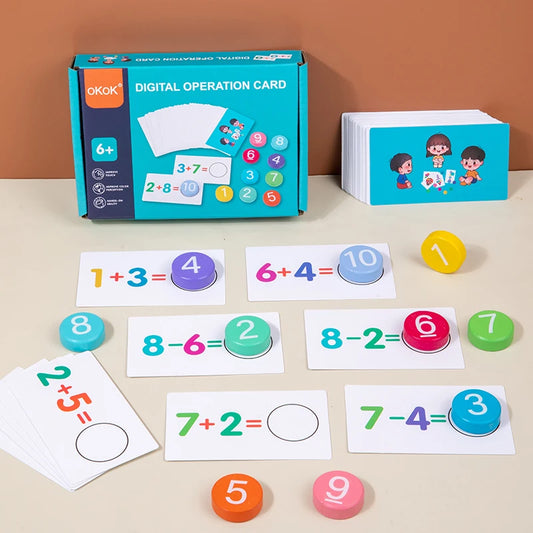 Magnetic Math Operation Card Set