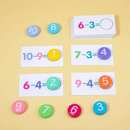 Magnetic Math Operation Card Set