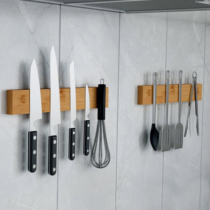 Wooden Magnetic Knife Holder