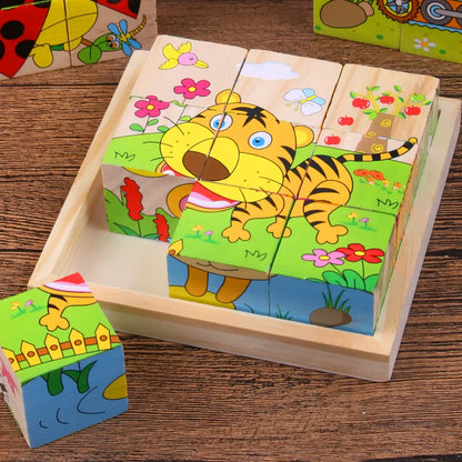 Wooden Puzzle Tray
