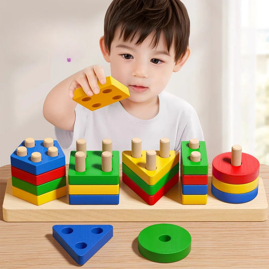 Wooden Sorting Stacking