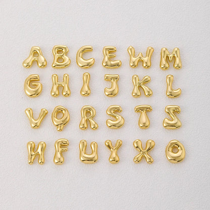 Gold Letter Pendant Necklace