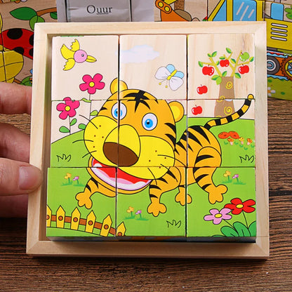 Wooden Puzzle Tray