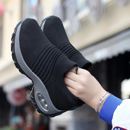 Air Cushion Slip-On Sneakers