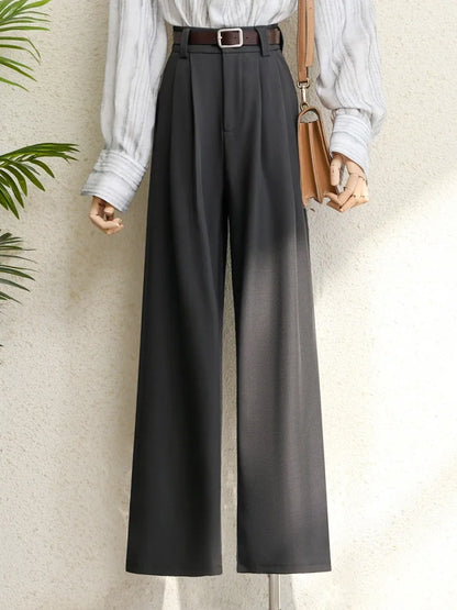 Elegant High-Waist Wide Leg Pants