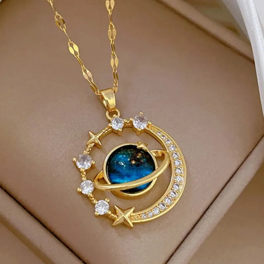 Celestial Glow Pendant Necklace