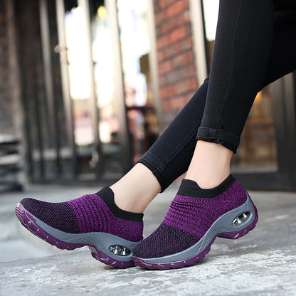 Air Cushion Slip-On Sneakers