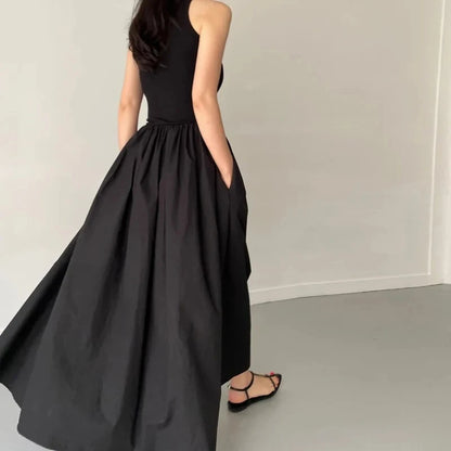 Elegant Sleeveless Maxi Dress