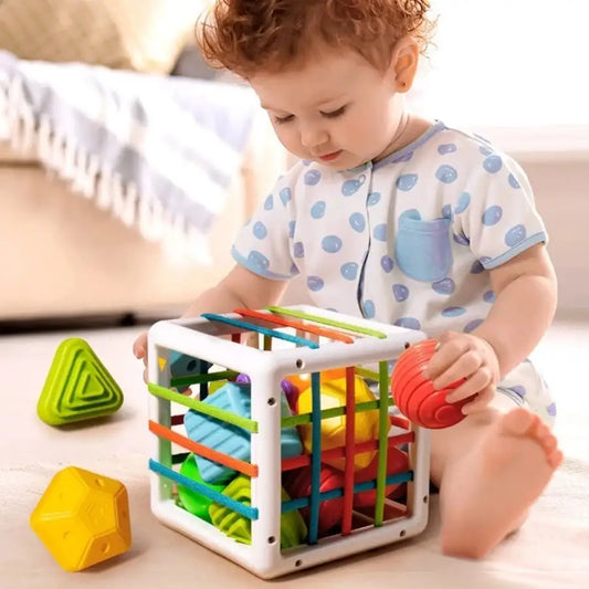 Interactive Shape-Sorting Cube