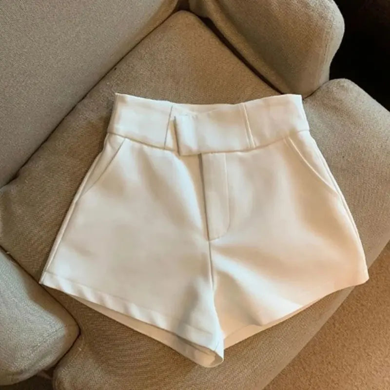 High-Waist Tailored Shorts